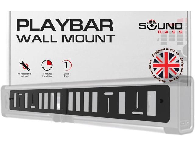 Sound Bass Playbar Wall Mount Bracket Kit with Mounting Accessories for Sonos Soundbar, Designed in The UK by Soundbass