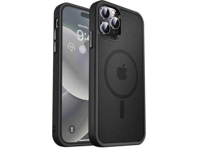 MOCCA Strong Magnetic for iPhone 14 Pro Max Case [Compatible with Magsafe] [10FT Military Grade Protective] Translucent Matte Slim Shockproof Case.