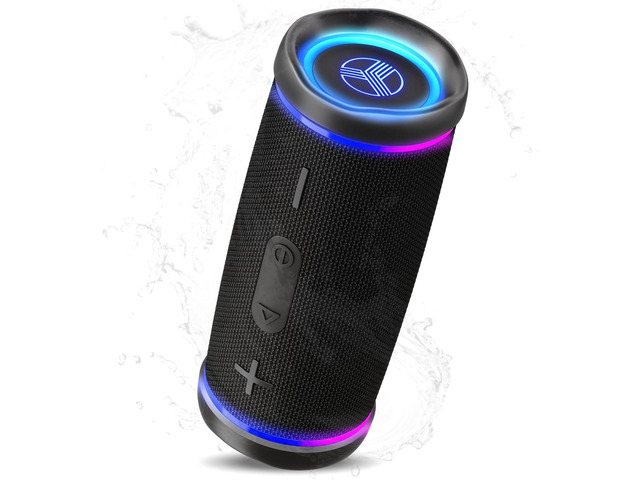TREBLAB HD77 Waterproof Bluetooth Speaker, 30W Loud 360° Sound, Deep Bass, IPX7, TWS Pairing, RGB Lights, 20H Battery, Portable Wireless Speaker...