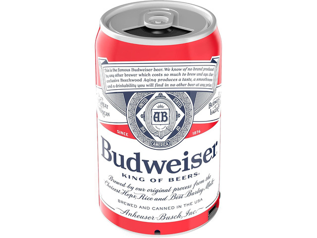 Budweiser Bluetooth Can Speaker Portable Wireless Audio Stereo Speaker Official Travel Music Player Outdoor Universal Music Box for All Devices...