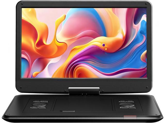 Yoton 17.5' Portable DVD Player with 15.6' HD Swivel Screen for for Kids Elderly, 6 Hours Working Time with Built-in Battery, Dual Stereo Speakers,.