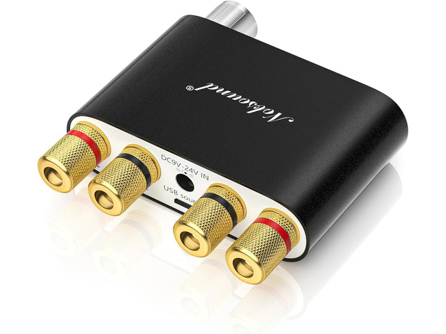 Nobsound NS-10G Bluetooth 5.0 2 Channel Power Amplifier HiFi Stereo Audio Mini Amp Wireless Receiver 50Wx2 for Home Speaker with USB & Bass Sound...