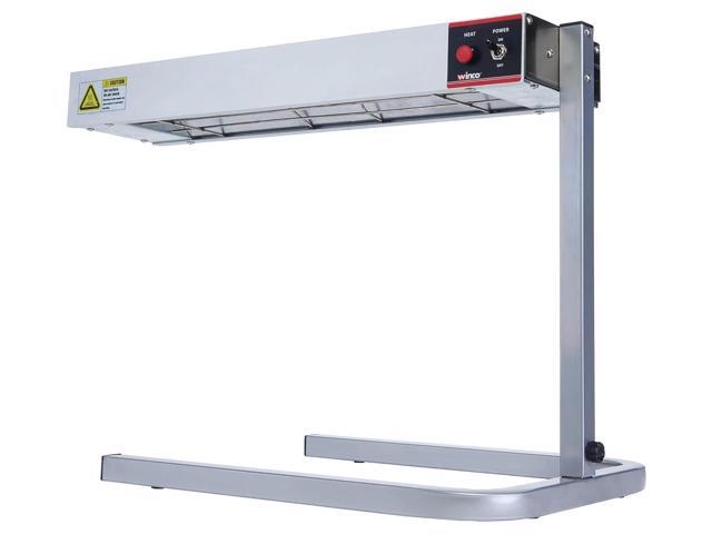 Winco Food Heat Lamp Strip Heater with Adjustable Stand, 500W, 24' (With Stand)