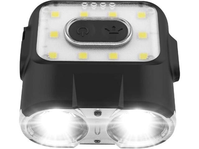Claymore Capon 120H (Black) - LED Rechargeable Clip-On Cap Headlamp, Lightweight Hat Light for Camping, Running, Hiking, Emergency & Industrial...