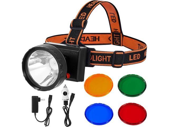 GearOZ 4W Dimmable LED Hunting Headlamp Lights for Coon/Coyote/Hog Hunting 25000 Lux(200lm) Bright, IPX5 Waterproof, Rechargeable, Hunter Gift,.
