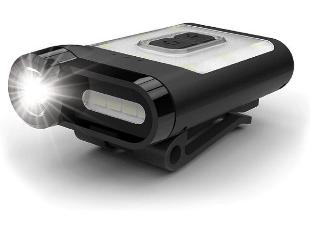 Claymore Capon 65A+ Black Ultra-Light Clip-On Cap Light USB-C Rechargeable 230LM LED Compact Headlamp 3 Modes IP54 Water-Resistant Up to 19 Hrs...