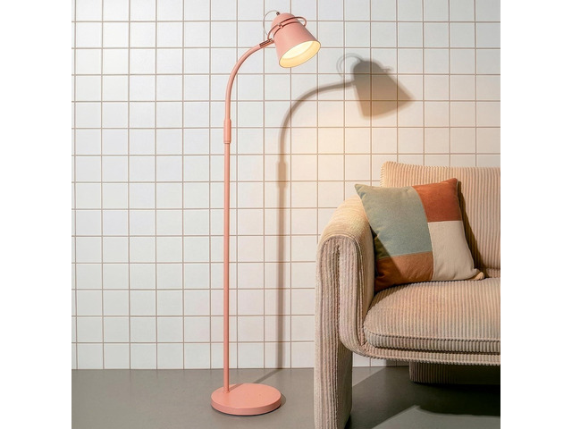 Brightech Zoey LED Floor Lamp - Flexible, Bright Standing Task Light for Puzzles, Crafting, Sewing and Reading - Perfect Dimmable Lighting for Kids...