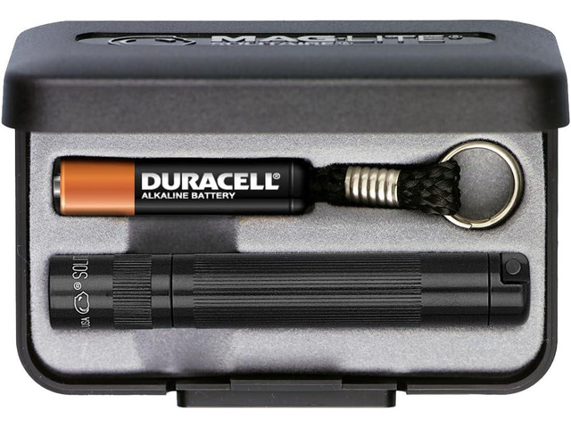 Maglite Solitaire Incandescent 1-Cell AAA Flashlight in Presentation Box Black