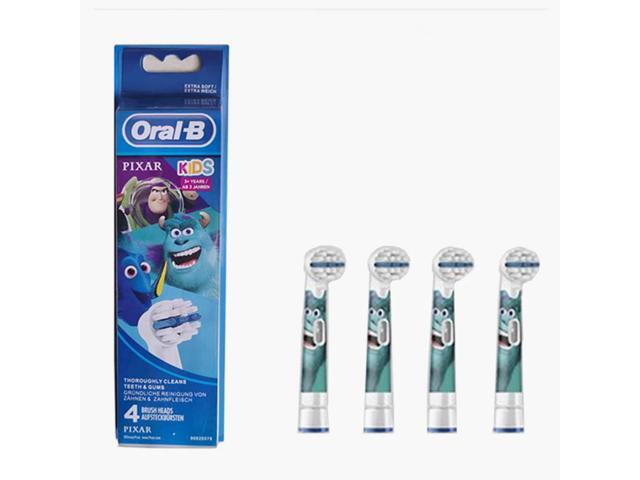 Oral-B Kids Pixar Electric Toothbrush Replacement Brush Head Refill 4 Count