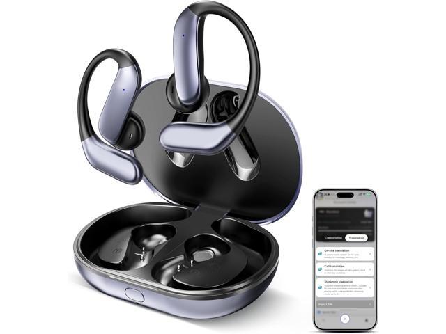 AI Translation Earbuds: 170 Languages & 0.45s Instant Real-Time Translator, Smart AI Headphones with Meeting Notes & Transcription, Bluetooth 6.0 &.