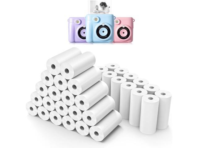 32 Rolls Instant Print Camera for Kids Refill Print Paper - Hikkon Thermal Print Paper Rolls Photo Print HD Printing for Most Kids Instant...