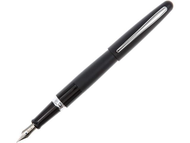 PILOT Metropolitan Collection Fountain Pen, Black Barrel, Classic Design, Fine Nib, Black Ink (91111)