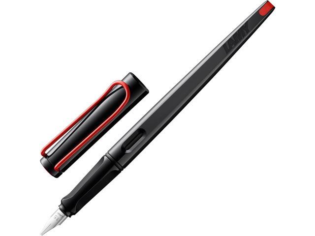 Lamy joy black - calligraphy fountain pen with ergonomic grip & polished steel nib in line width 1.1 mm - Calligraphy Fountain Pen with ribbon nib.