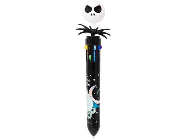 Grupo Erik Disney Pen The Nightmare Before Christmas 10 In 1 Ballpoint Pen With 3D Jack Skellington Topper, Multi Colour Pen Nightmare Before...