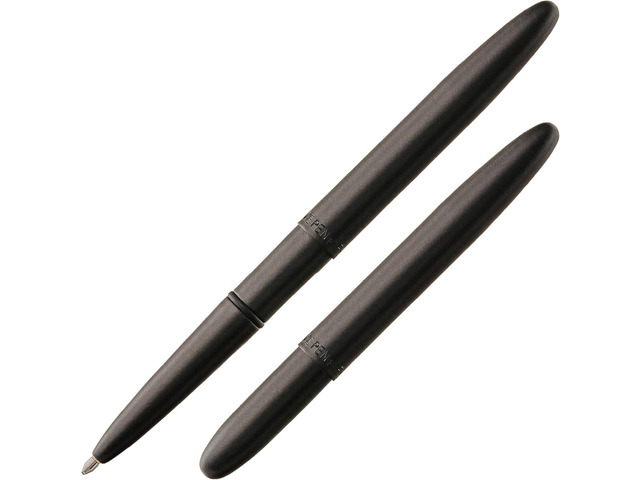 Fisher Space Pen Matte Black Bullet Pen, Pressurized Ballpoint Pen, Compact Pocket Size, Writes Upside Down and in Extreme Temperatures, Smooth...