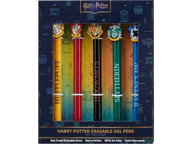 Get Trend Harry Potter 5pcs Erasable Gel Ink Pens Cute Writing Pens for Kids Fun Stationery Set Kawaii Journaling Supplies Gift Set Cool Pen Gifts.
