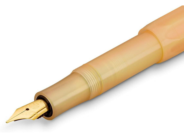 Kaweco Collection Apricot Pearl Fountain Pen - Steel Nib (Fine), Sport, 13 cm
