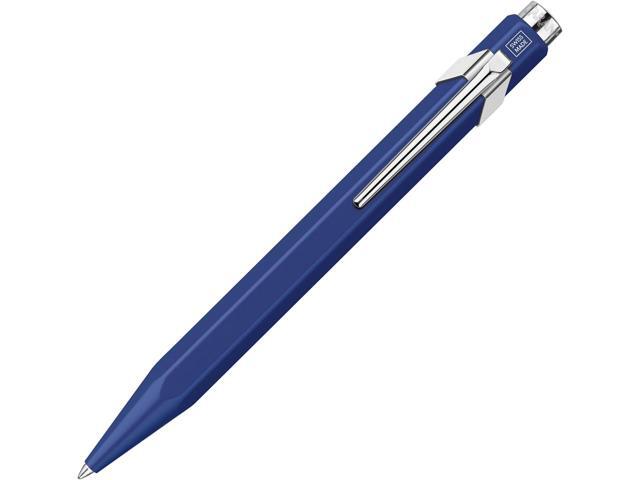 Caran d'Ache Rollerball Pen, Matte Blue, Slim Pack