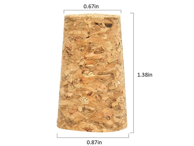 100Pcs Tapered Wine Cork Reusable Wood Corks Creative Sealing Wine Stopper Wine Bottle Cover for Bottles Wine