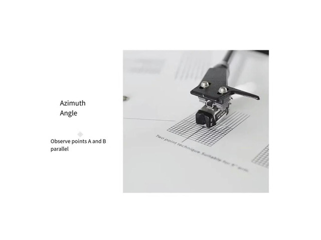 Vinyl Record Pickup Calibration Plate Distance Gauge Protractor Adjustment Tool Forturntable