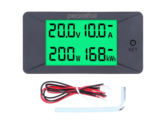 Peacefair PZEM-025 DC5-12V 100A Shunt Bulit-in DC Digital Tester Two-way Ammeter Voltmeter Power Energy Watt Meter