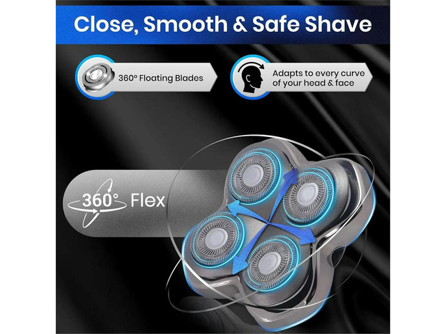 2 Pack Pro 4 Shaver Replacement Heads for Skulls Pitbulls Gold PRO, Silver PRO, Platinum PRO, Floating 4 Heads