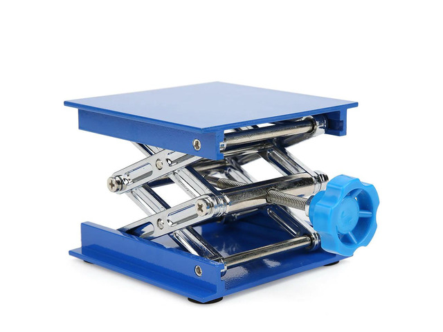 1000mm Electroplated Aluminum Lifting Platform Stand Rack Scissor Jack Lifter