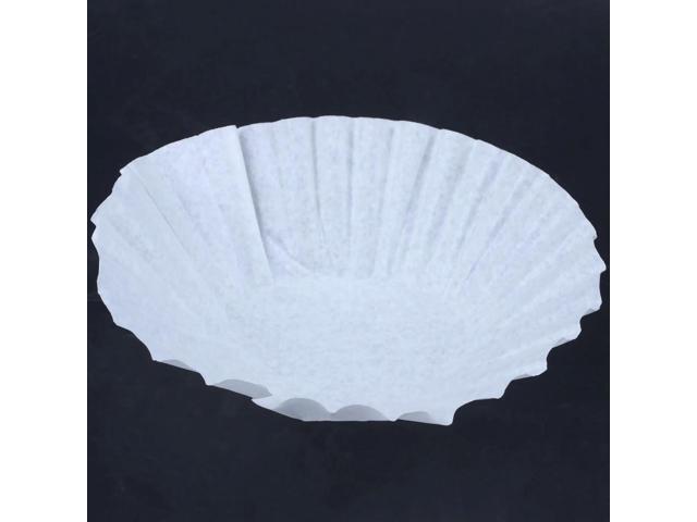 500Pcs 25Cm Sheets American Commercial Coffee Filter Paper Basket Coffee Filters Coffee Ware Coffee Filters (White)
