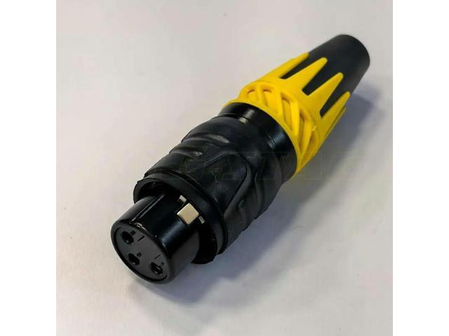 1pair/lot 3PIN XLR DMX 3 Pin Adapter Male Female Microphone Audio Cables Plug Connectors Male Female MIC Snake Plug Cable Con