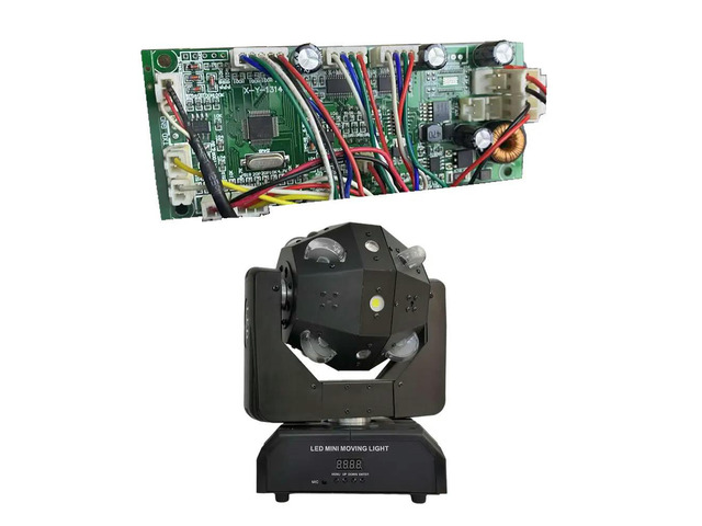 DMX Main Board Motherboard Mainboard For 16X3W RG Laser Stage Moving Head Light