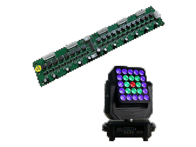 Spare Part LED Control Board Main Board Motherboards For 5X5 Led Moving Head Light
