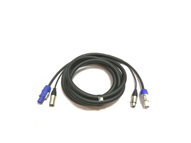 1meter 3*2.5mm2 Stage Lighting Power Cable DMX Signal 2-In-1 Display Screen Lighting Power Signal Cables