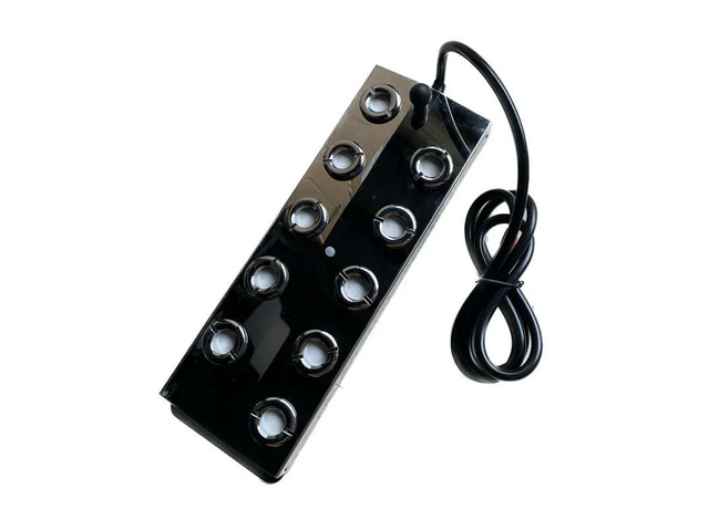 10 Heads Ultrasonic Mist Maker Fogger Water Fountain Pond Fog Machine Square Air Humidifier For Stage Effect