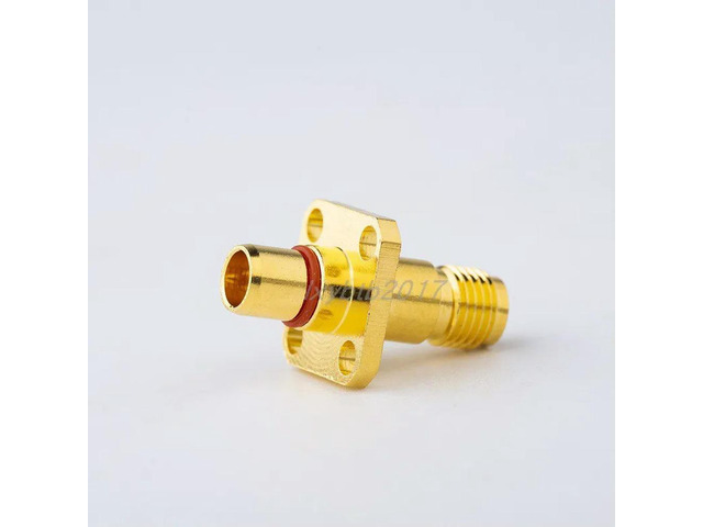 BMA/SMA-JFK RF adapter BMA male to SMA female four-hole flange SMA-K to BMA-J adapter