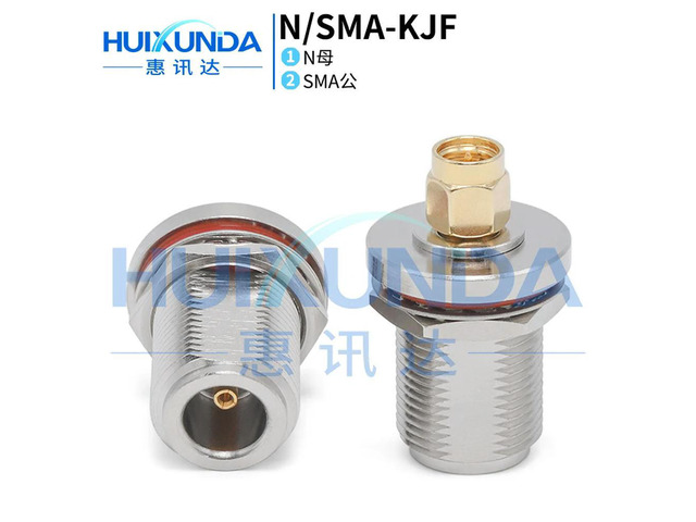 N/SMA-KJY N female head to SMA male head with nut fixed through the wall, RF connector L16/SMA-KJY