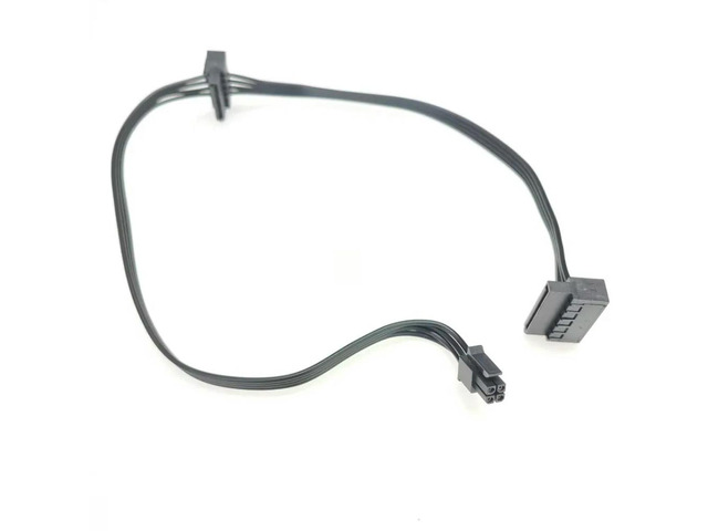 5mm Mini 4Pin To 2-PORT 15Pin SATA HDD SSD Hard Drive Power Cable for M710 M720 M910 M4000S W4095D W2090D W4020D T4900