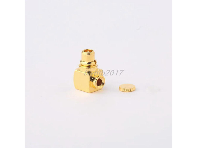 MMCX-JWB1 small connector with 047 adapter SFT-50-1 semi-flexible MMCX bent male SFX-50-1