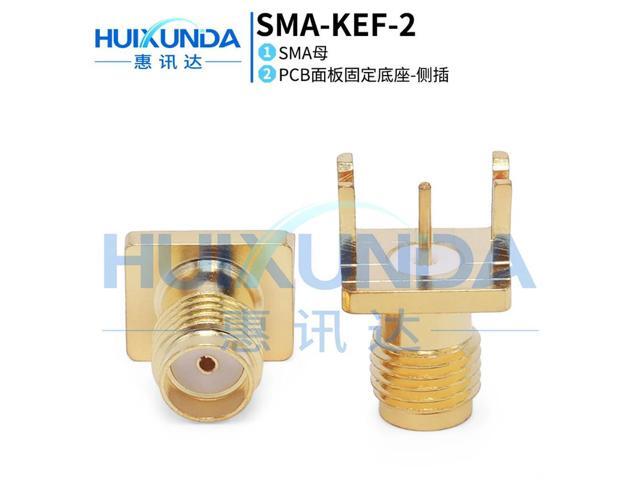 SMA-KEF-2 Wide Pitch SMA Side End Side Plug PCB Panel Socket SMA-KHD25CN Declination Connector