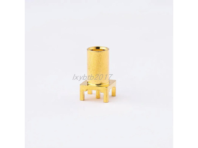 MCX-KHD16 RF straight female head PCB welding plate socket MCX-KE board height 8.2mm foot length 2mm female seat