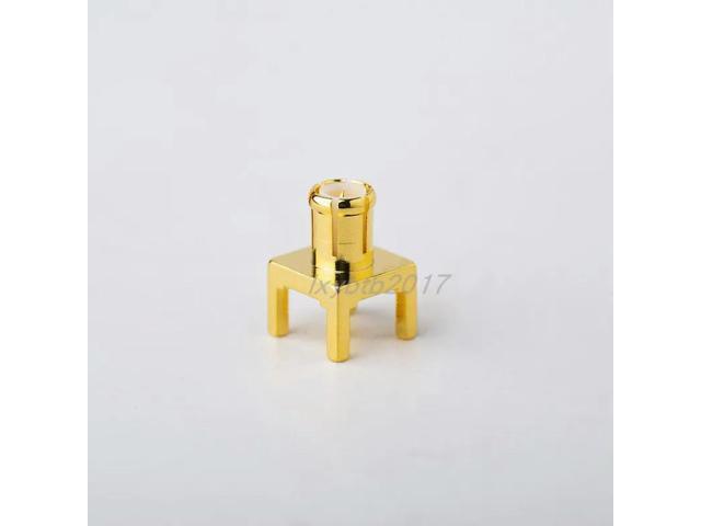 RF connector MCX-JHD4 board size 5.6mm foot length 3mm straight male PCB welding plate socket MCX-JE