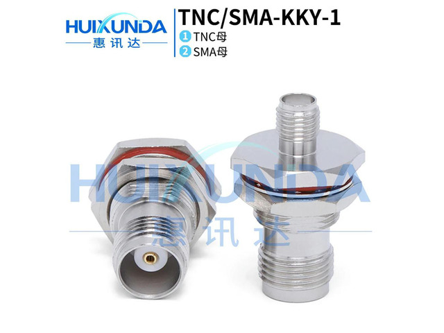 TNC/SMA-KKY TNC female to SMA female through the wall with nut fixed SMA/TNC-KKY connector