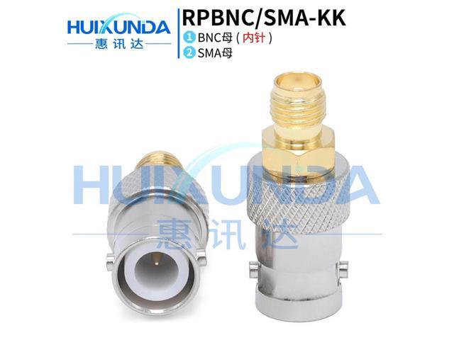 RPBNC/SMA-KK RPBNC Female to SMA Female BNC External Pin to SMA Female Reverse Connector