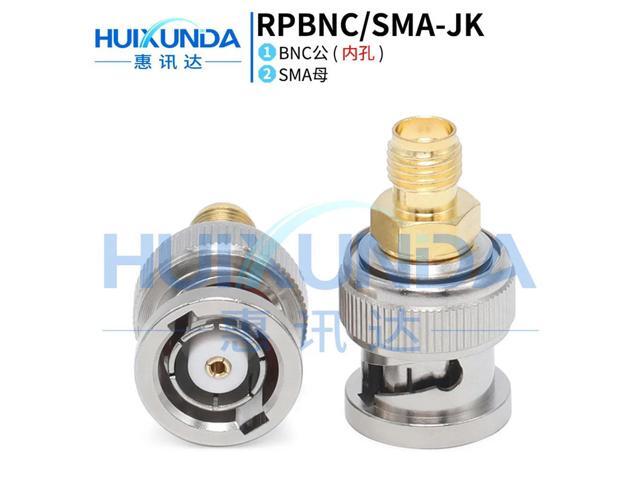 RPBNC/SMA-JK RPBNC Male to SMA Female BNC Inner Hole to SMA Female Inverse Connector