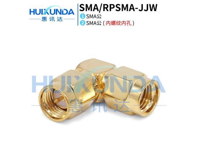 SMA/RPSMA-JJW SMA internal thread pin to internal thread hole right angle elbow SMA reverse polarity connector