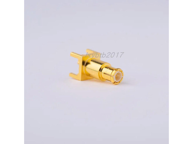 MCX-JHD18 RF connector extended male seat PCB printed plate socket MCX-JE positive four-leg antenna seat