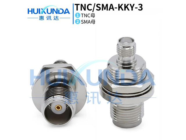 TNC/SMA-KKY-3 TNC female to SMA female nut rear wall fixing connector SMA/TNC-KKY