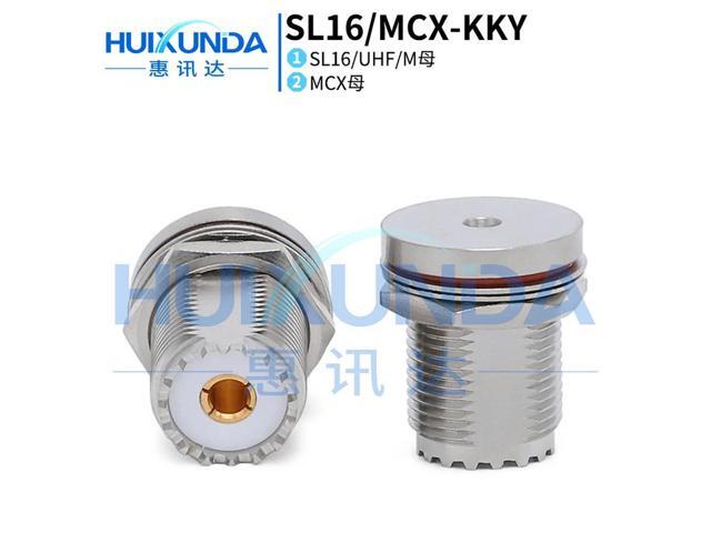 SL16/MCX-KKY SL16 female to MCX female through wall connector GPS antenna adapter connector UHF
