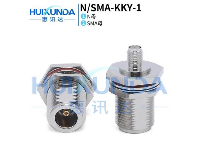 N/SMA-KKY-1 Hexagonal N female to SMA master waterproof ring nut fixed, RF connector KYK