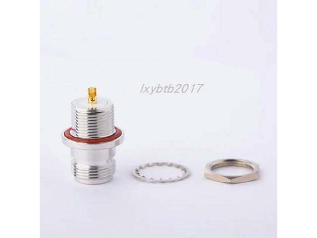 N (M) -KYH Wall nut fixing female head N-KY waterproof threaded chassis fixing straight female seat