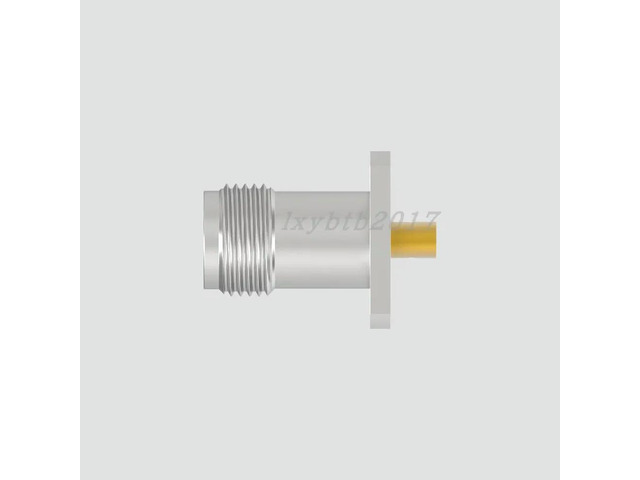 TNC-KFB2 Four-hole flange hole spacing 12.7 × 12.7 RF head 086 semi-flexible semi-steel RG405 cable